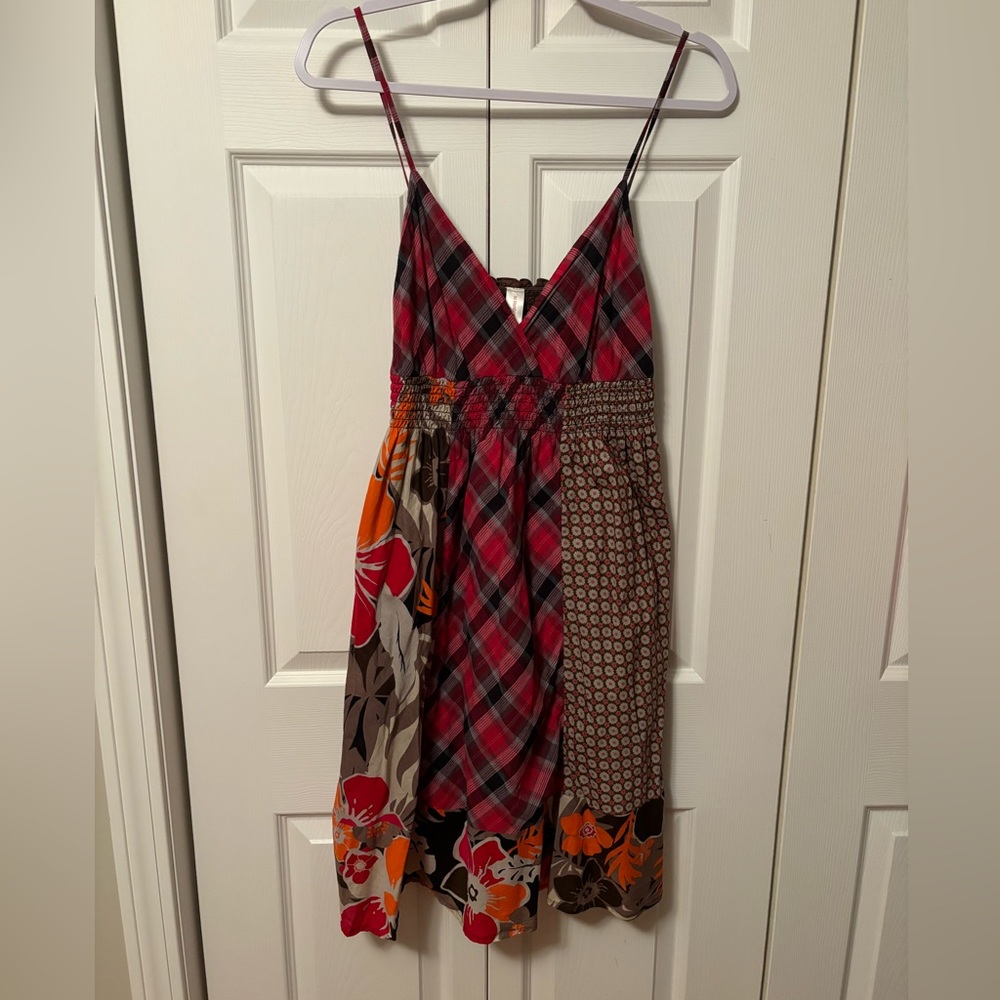 Women’s size large multicolored boho chic, sundress.
